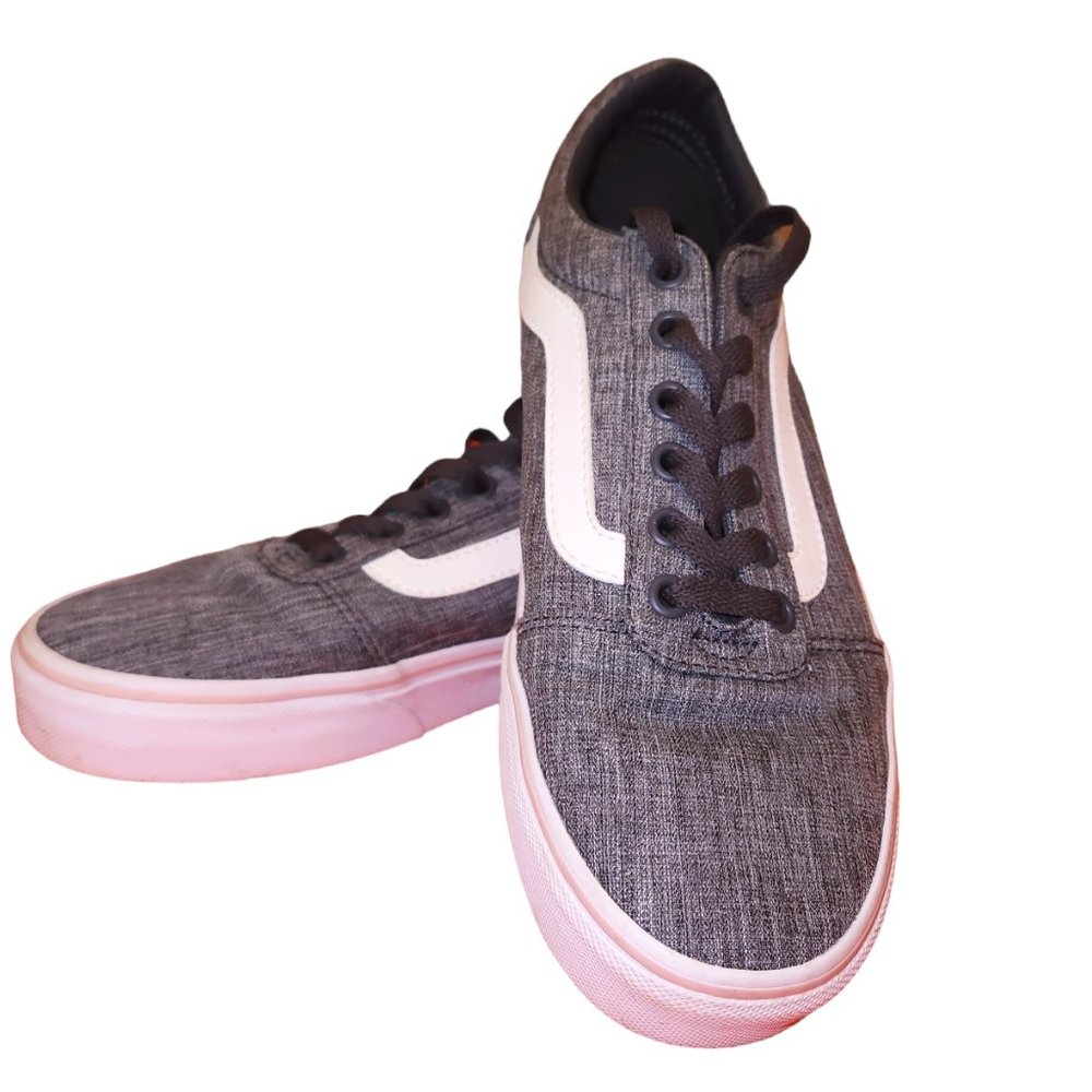 Vans Gray and White Women's Sneakers